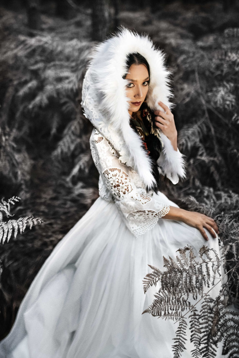 Hoodie wedding top dress