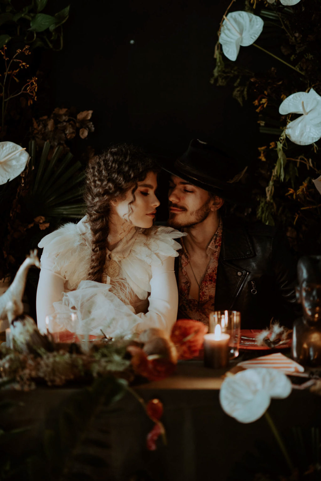 Eclectic Wedding Inspiration With Bespoke Wedding Dress and African Jungle Vibes