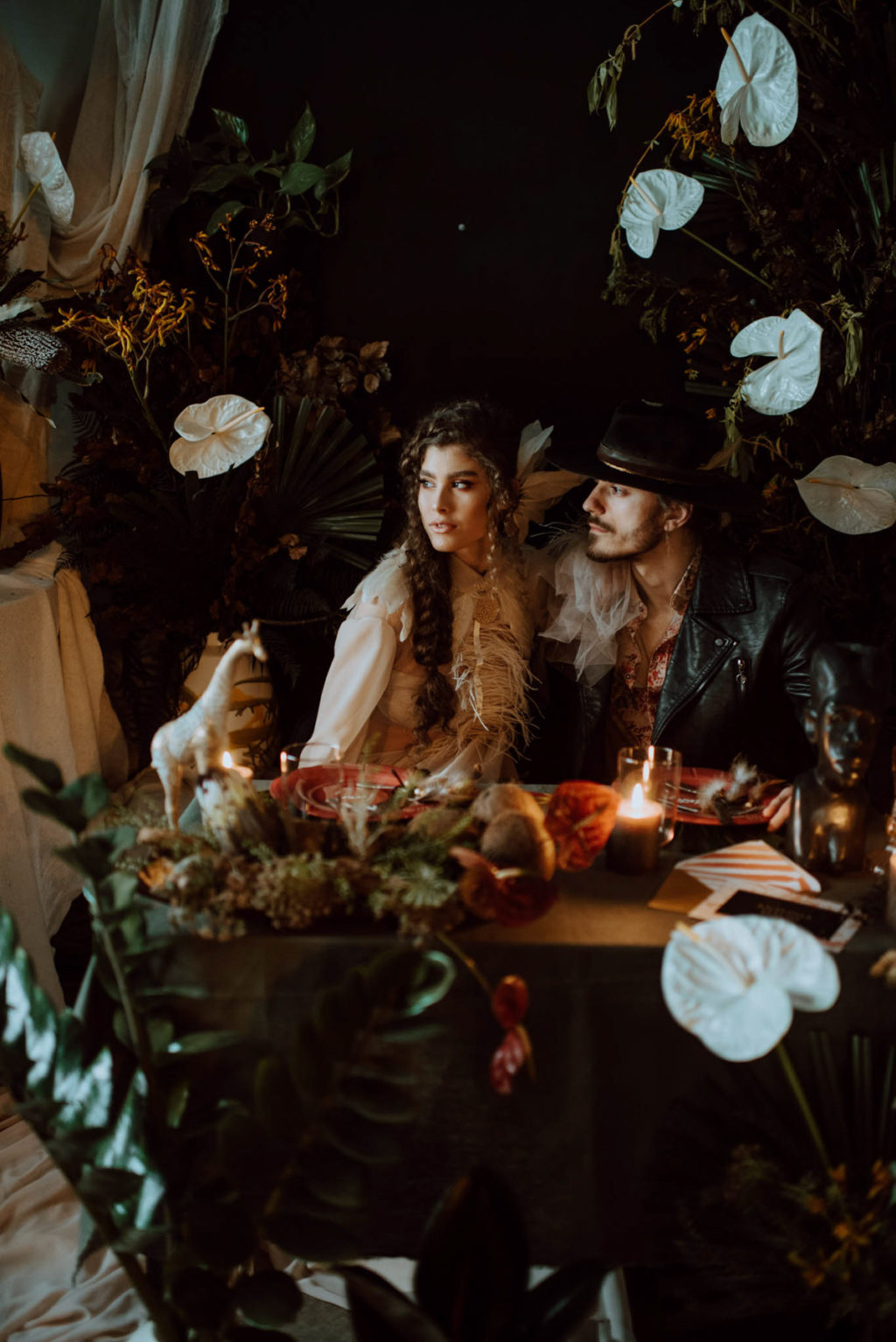 Eclectic Wedding Inspiration With Bespoke Wedding Dress and African Jungle Vibes