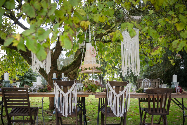 Manor House Wedding With Macrame Styling At The Old Rectory, Gloucestershire
