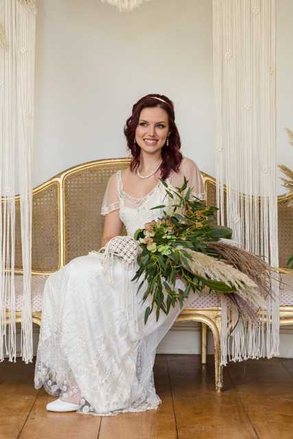 Manor House Wedding With Macrame Styling At The Old Rectory, Gloucestershire