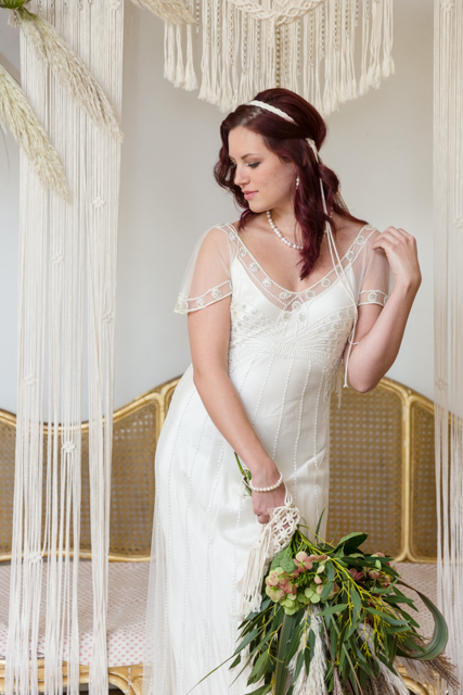 Manor House Wedding With Macrame Styling At The Old Rectory, Gloucestershire