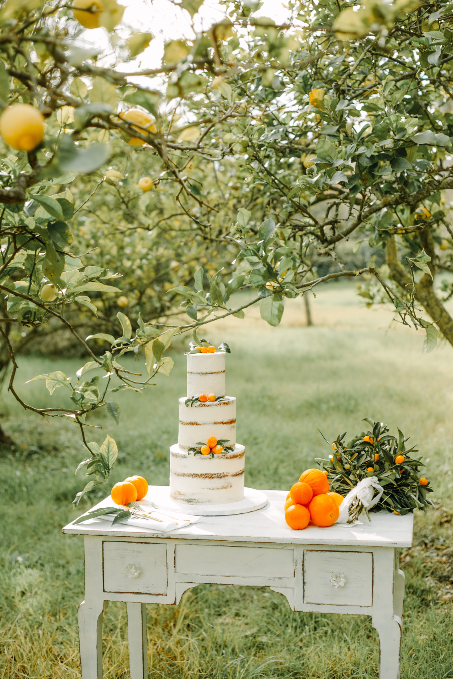 Beautiful Orange Grove Destination Wedding at Finca Biniagual, Spain