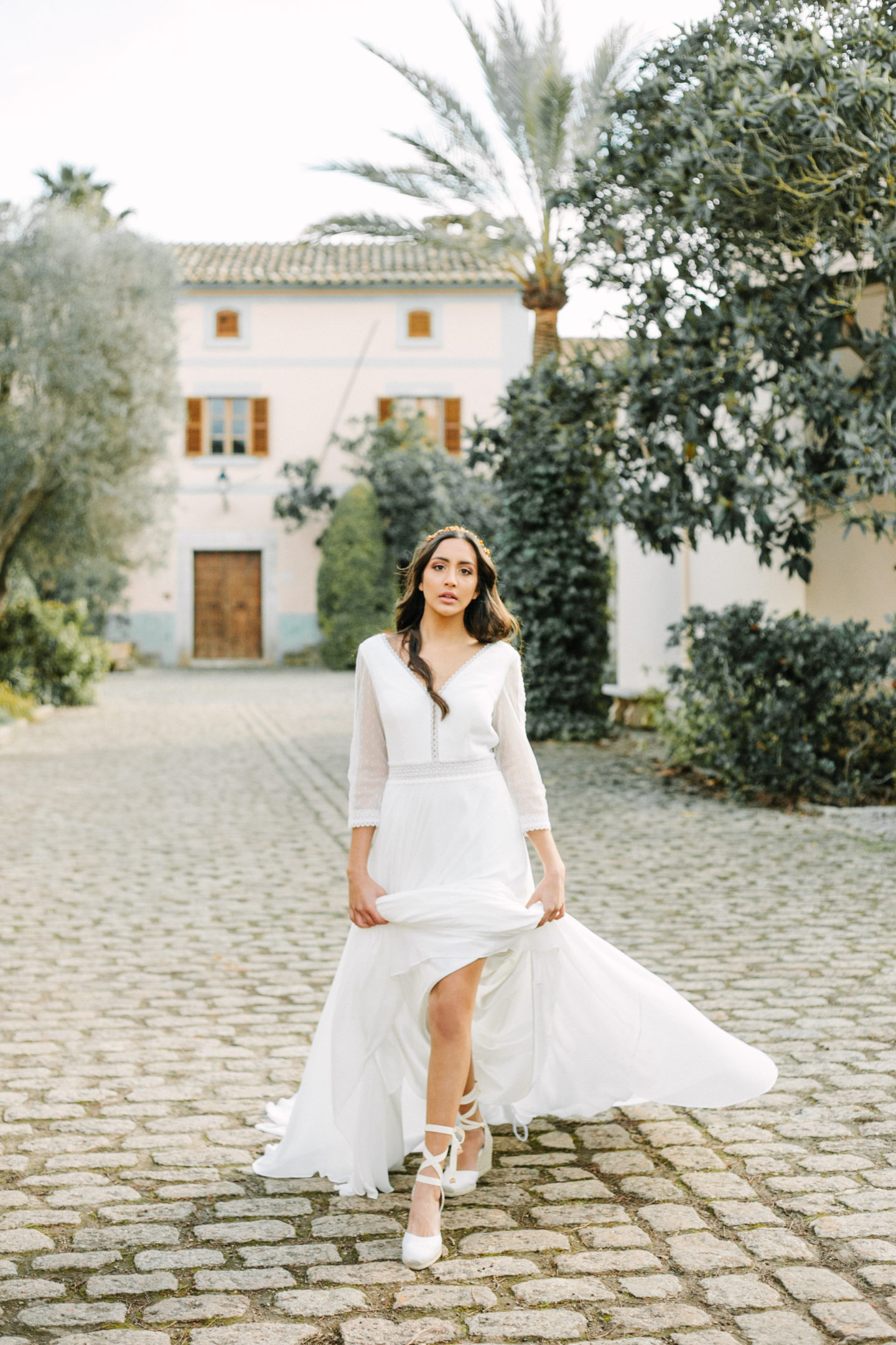 Beautiful Orange Grove Destination Wedding at Finca Biniagual, Spain