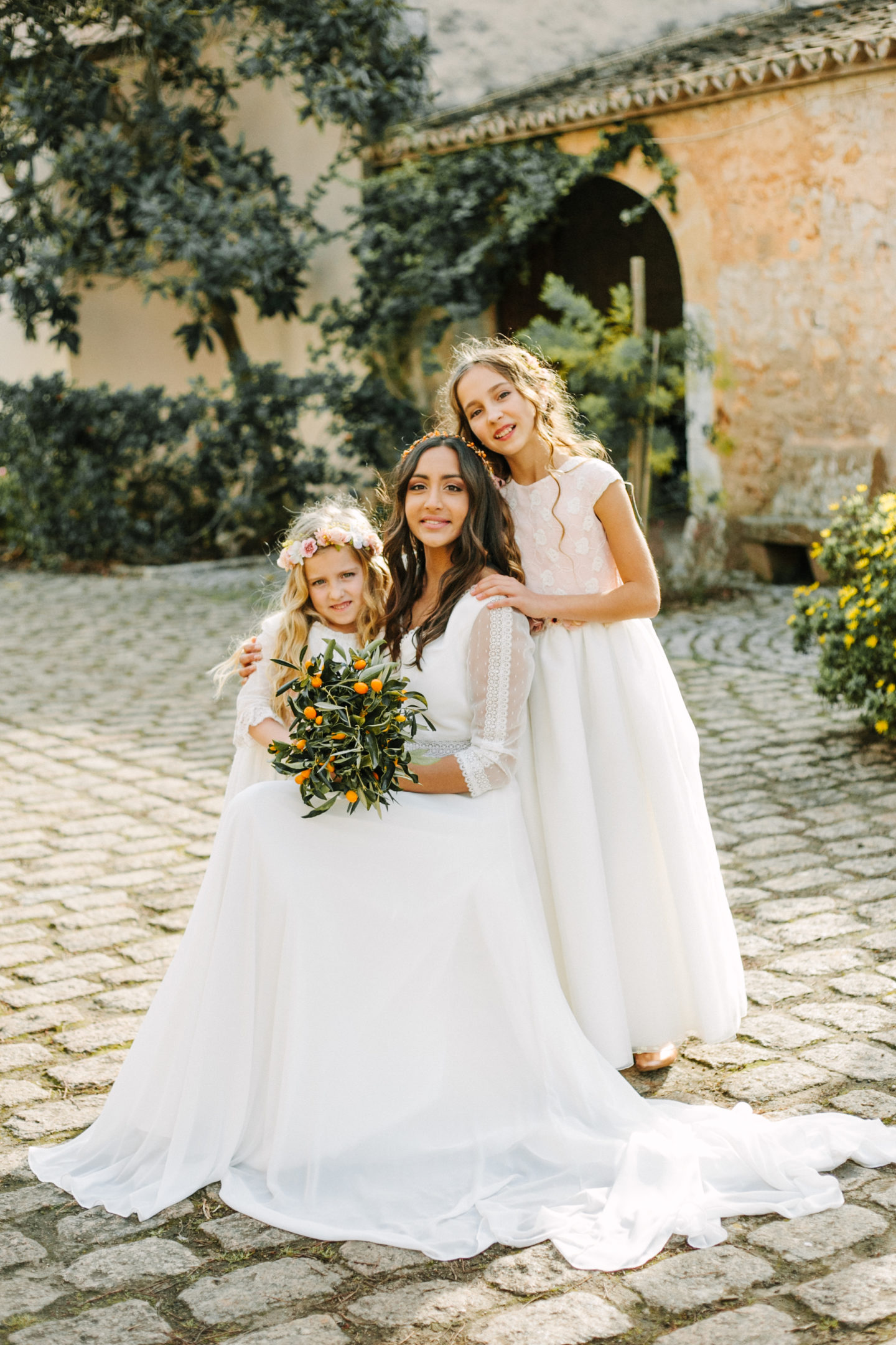 Beautiful Orange Grove Destination Wedding at Finca Biniagual, Spain