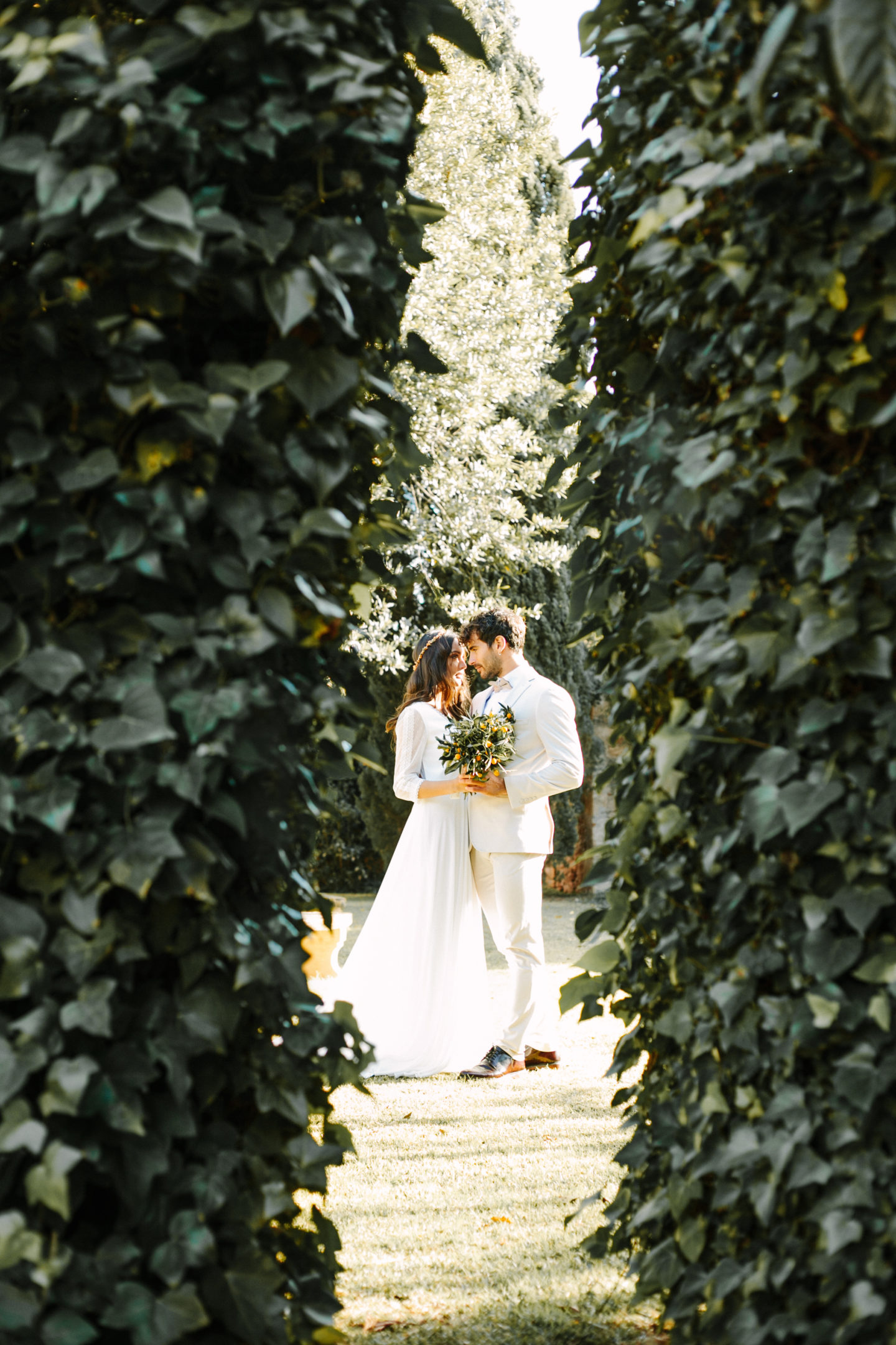 Beautiful Orange Grove Destination Wedding at Finca Biniagual, Spain