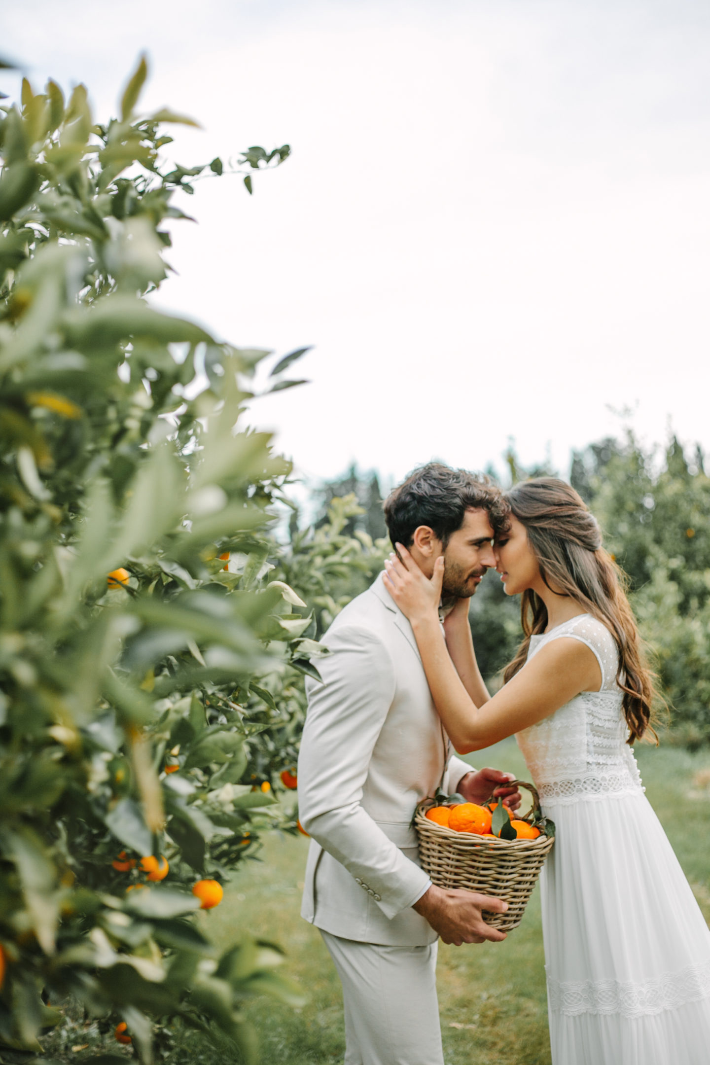 Beautiful Orange Grove Destination Wedding at Finca Biniagual, Spain