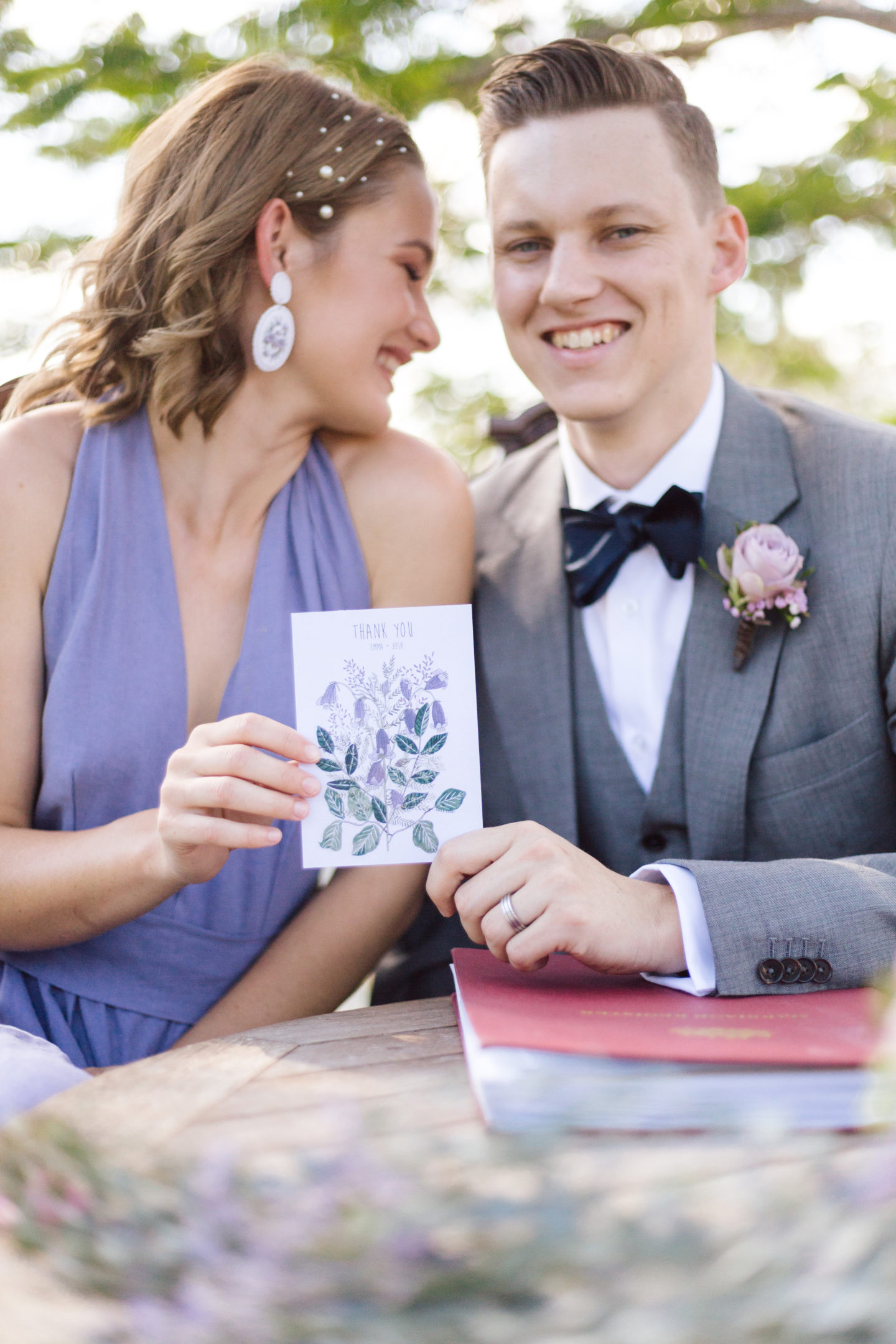 Jacaranda Wedding Inspiration With Intimate Vibes at Branell Homestead, Australia