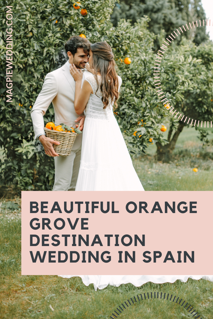 Beautiful Orange Grove Destination Wedding at Finca Biniagual, Spain