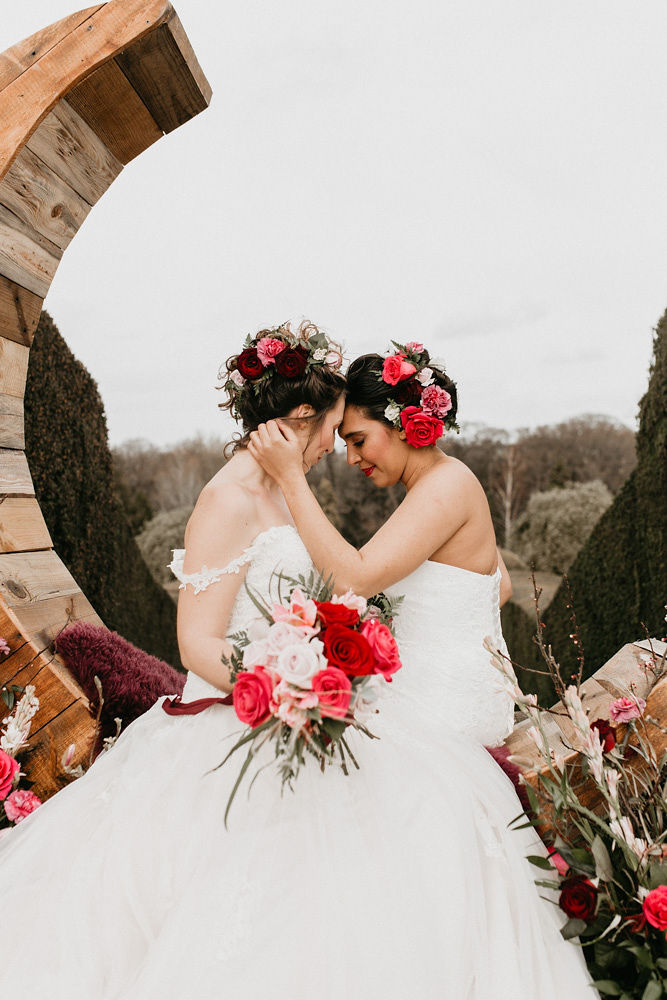 Opulent Garden Wedding With Shakespearean Goth Vibes at Mount Ephraim Estate, Kent