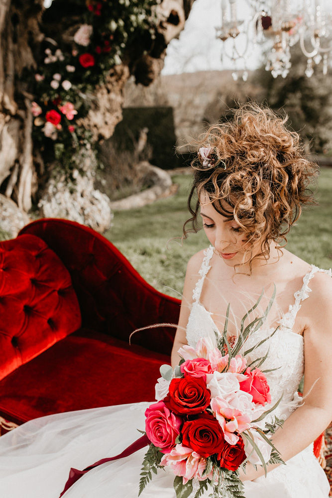 Opulent Garden Wedding With Shakespearean Goth Vibes at Mount Ephraim Estate, Kent