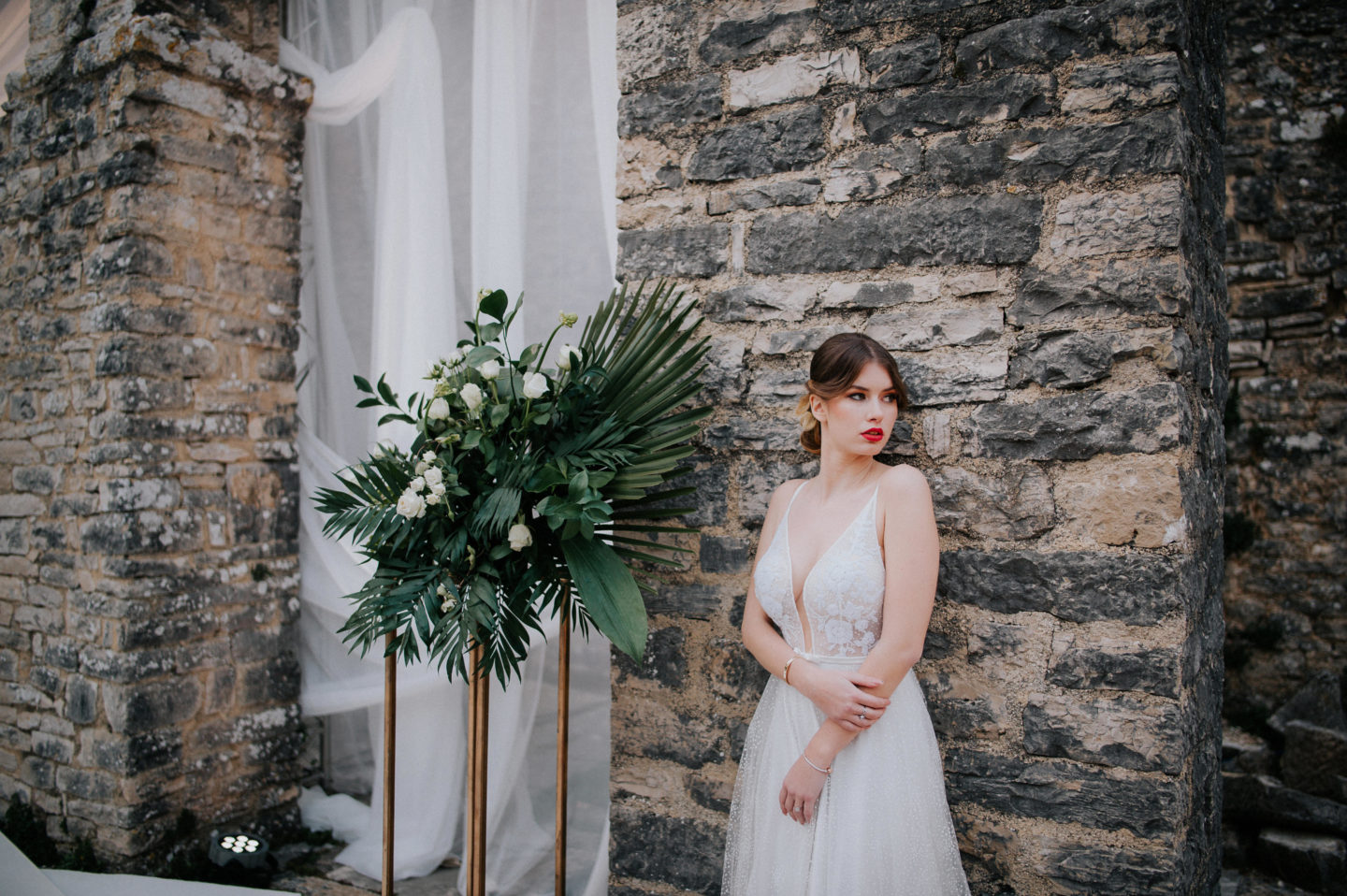 Botanical Castle Wedding with Contemporary Vibes at Dvigrad Ruins, Croatia