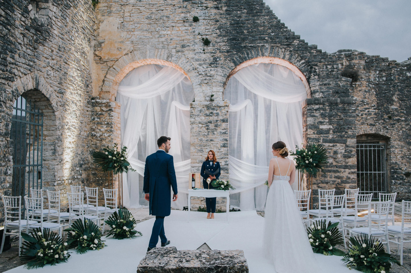 Botanical Castle Wedding with Contemporary Vibes at Dvigrad Ruins, Croatia