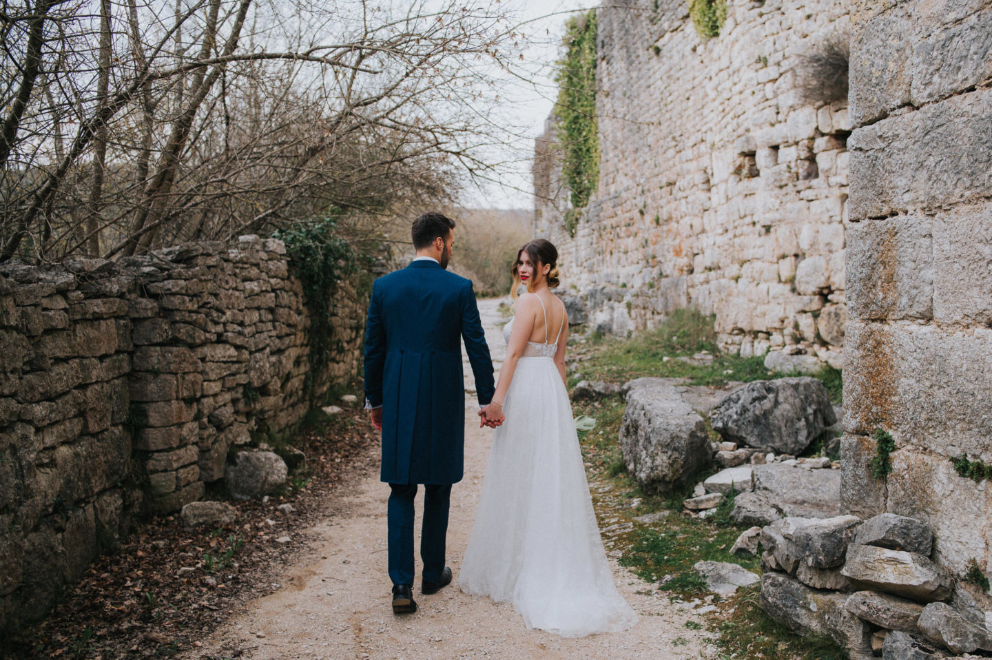 Botanical Castle Wedding with Contemporary Vibes at Dvigrad Ruins, Croatia