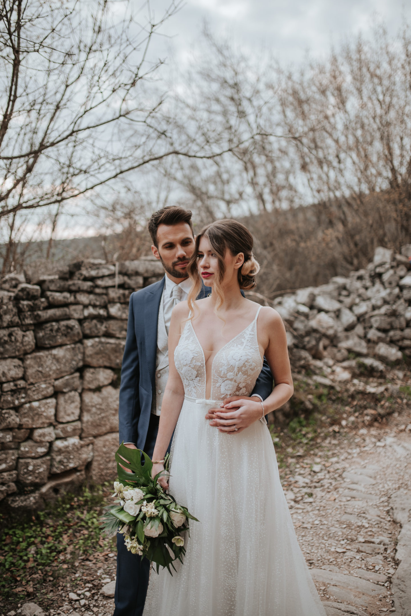 Botanical Castle Wedding with Contemporary Vibes at Dvigrad Ruins, Croatia