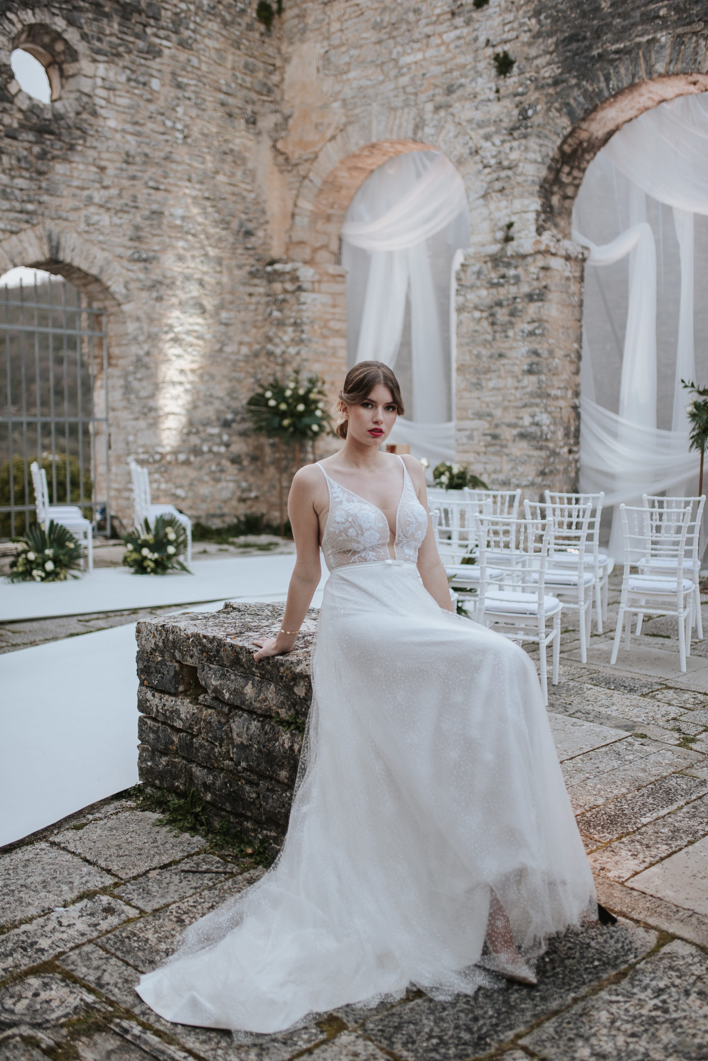 Botanical Castle Wedding with Contemporary Vibes at Dvigrad Ruins, Croatia