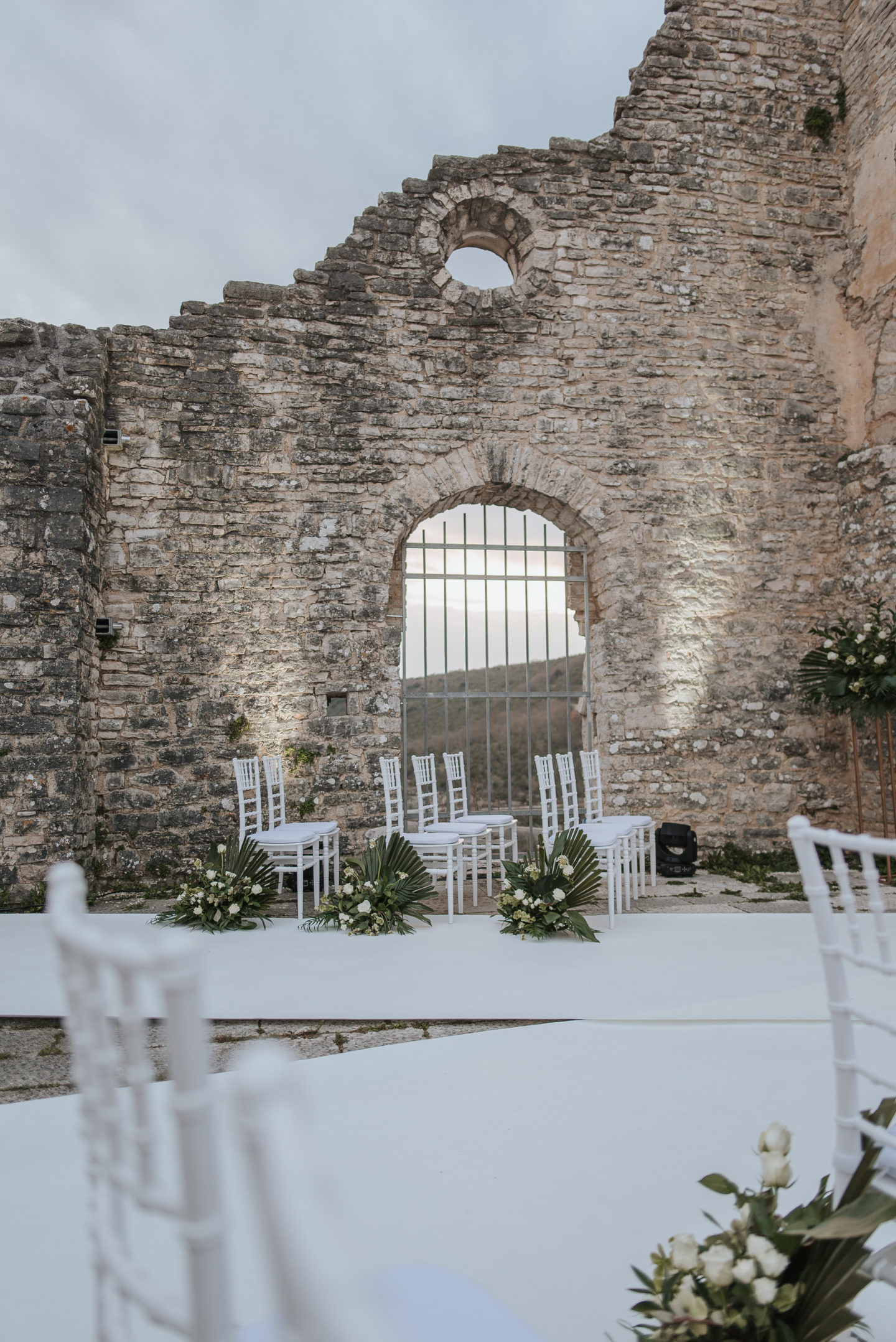 Botanical Castle Wedding with Contemporary Vibes at Dvigrad Ruins, Croatia