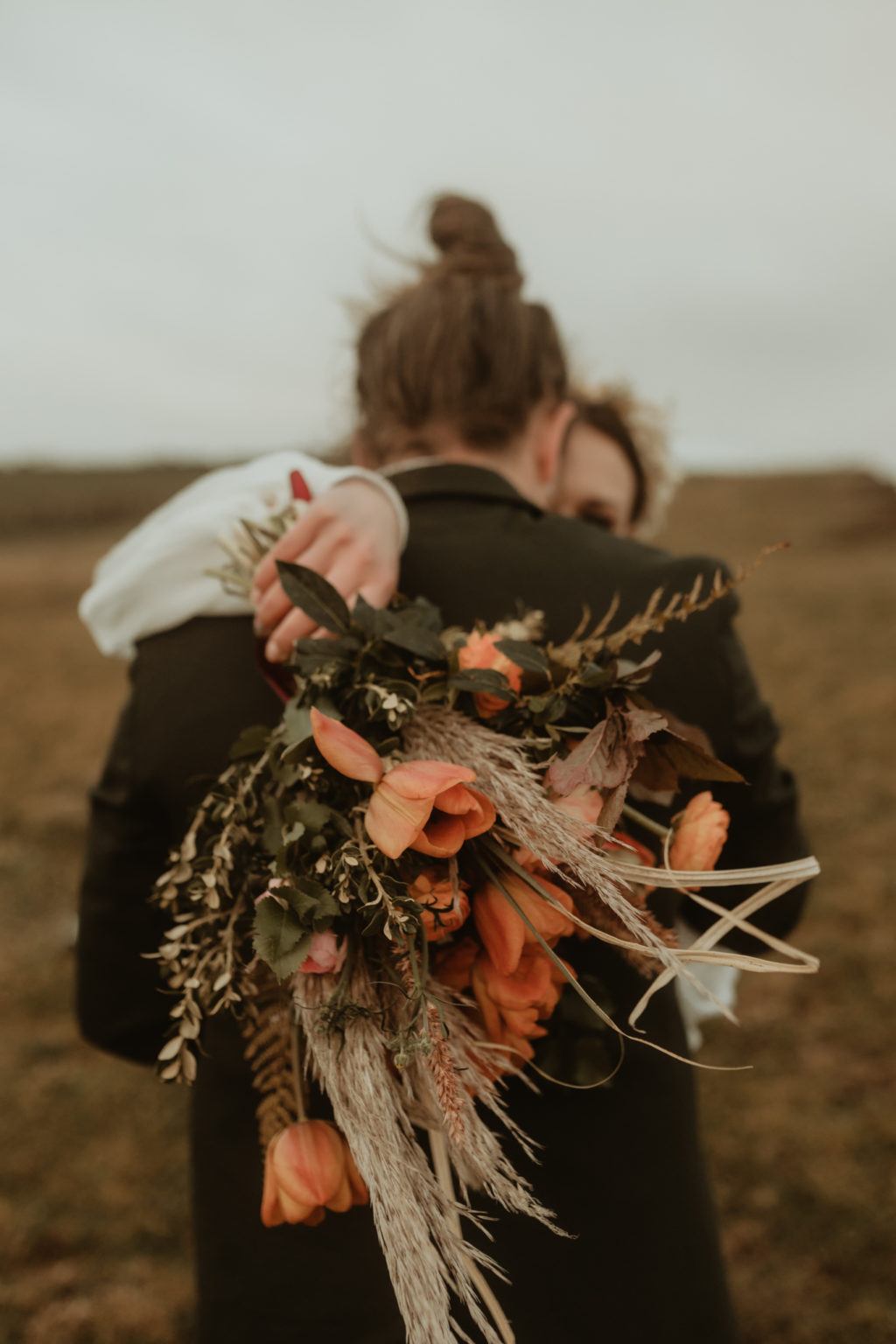Alternative Coastal Beach Elopement With Boho Vibes At Eype Beach Dorset