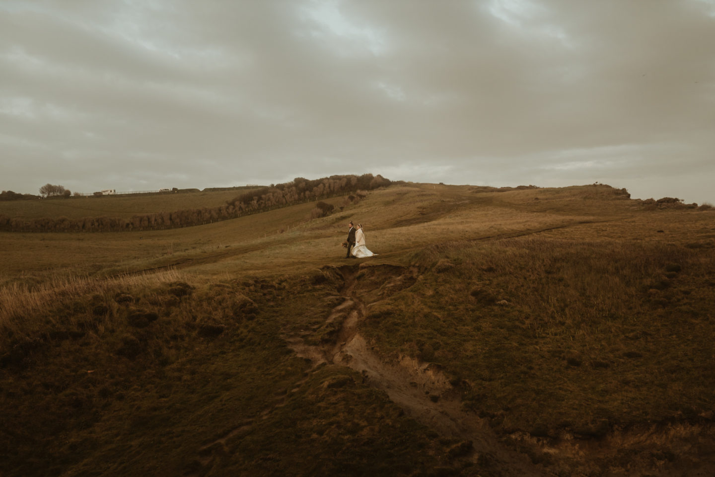 Alternative Coastal Beach Elopement With Boho Vibes At Eype Beach Dorset