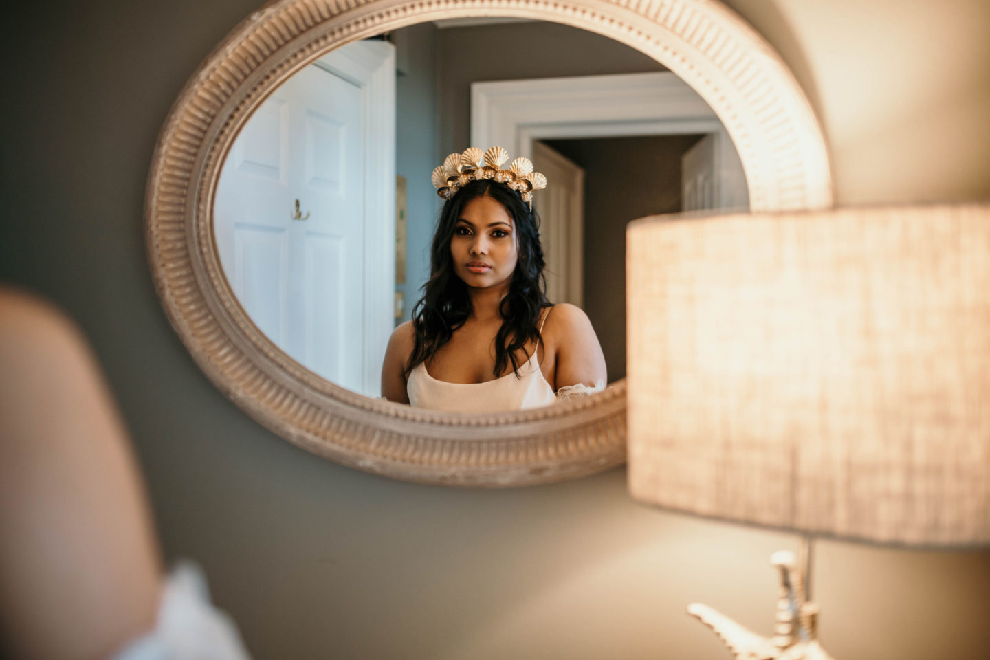 UK Beach Wedding With Bespoke Veil At The Grand Hotel, Brighton