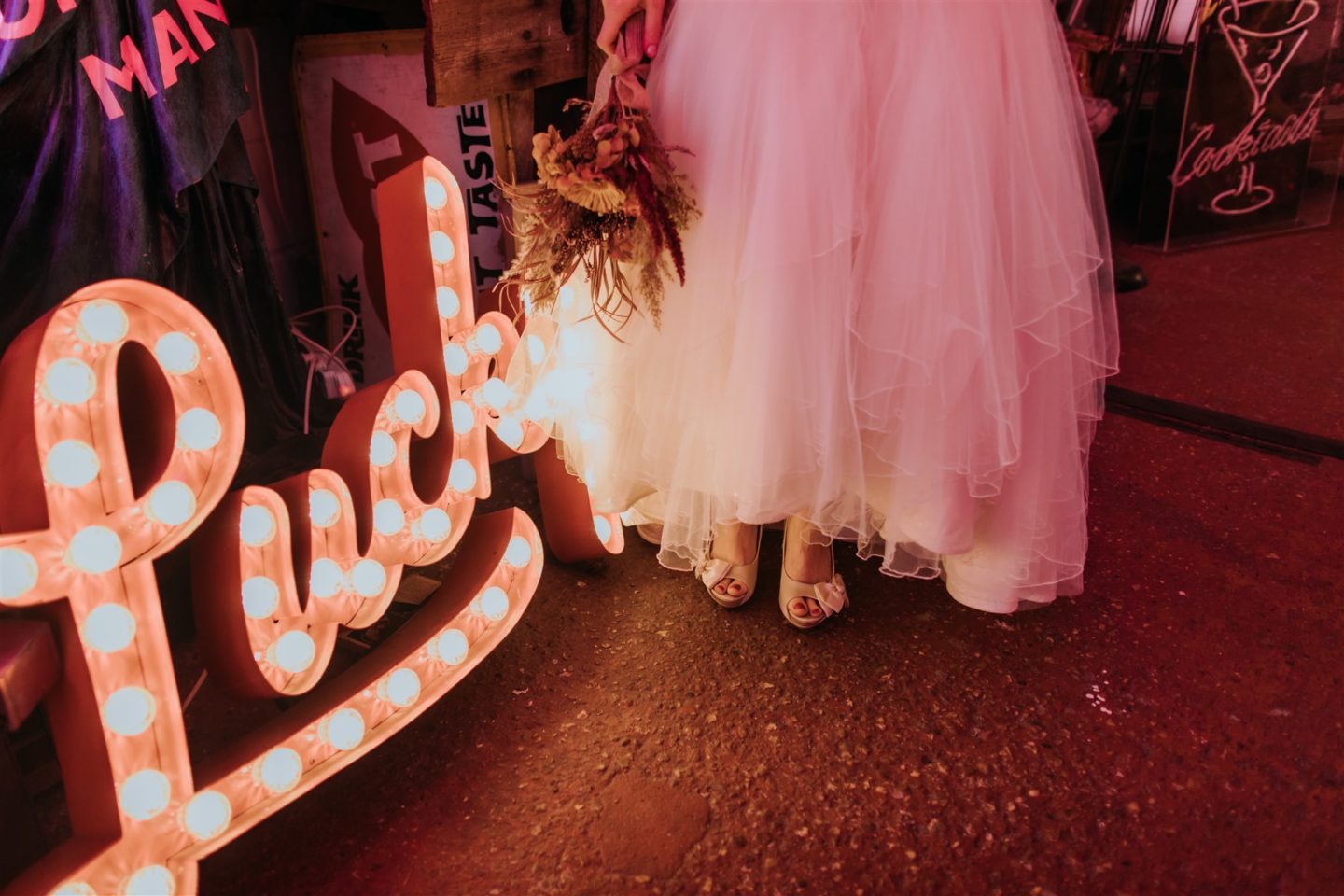 Retro 50s Wedding Inspiration At Gods Own Junkyard, London