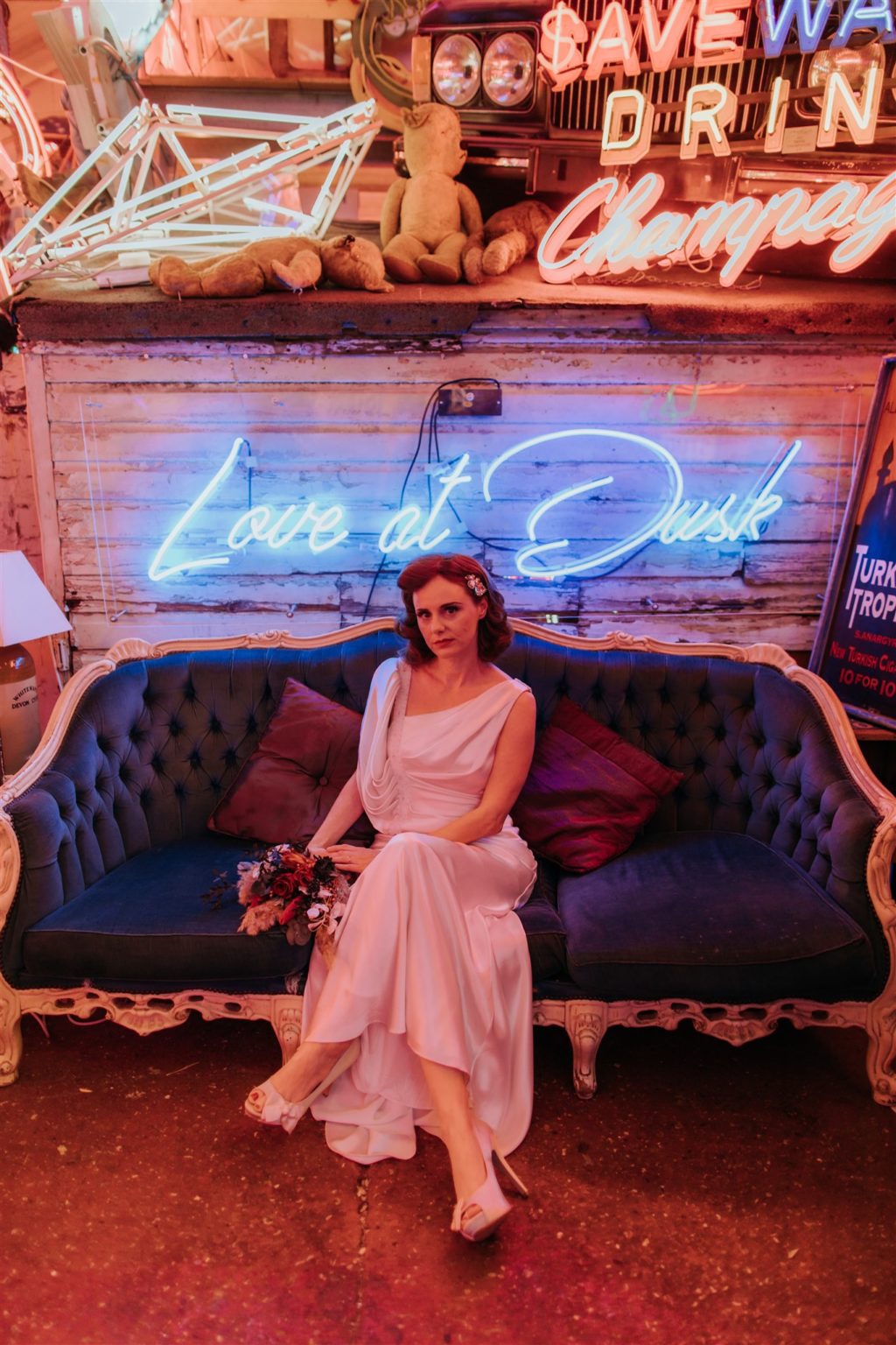 Retro 50s Wedding Inspiration At Gods Own Junkyard, London