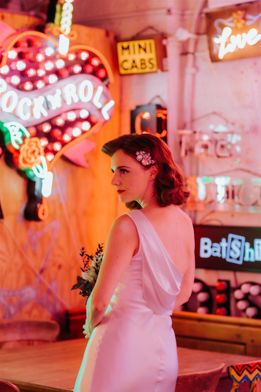 Retro 50s Wedding Inspiration At Gods Own Junkyard, London