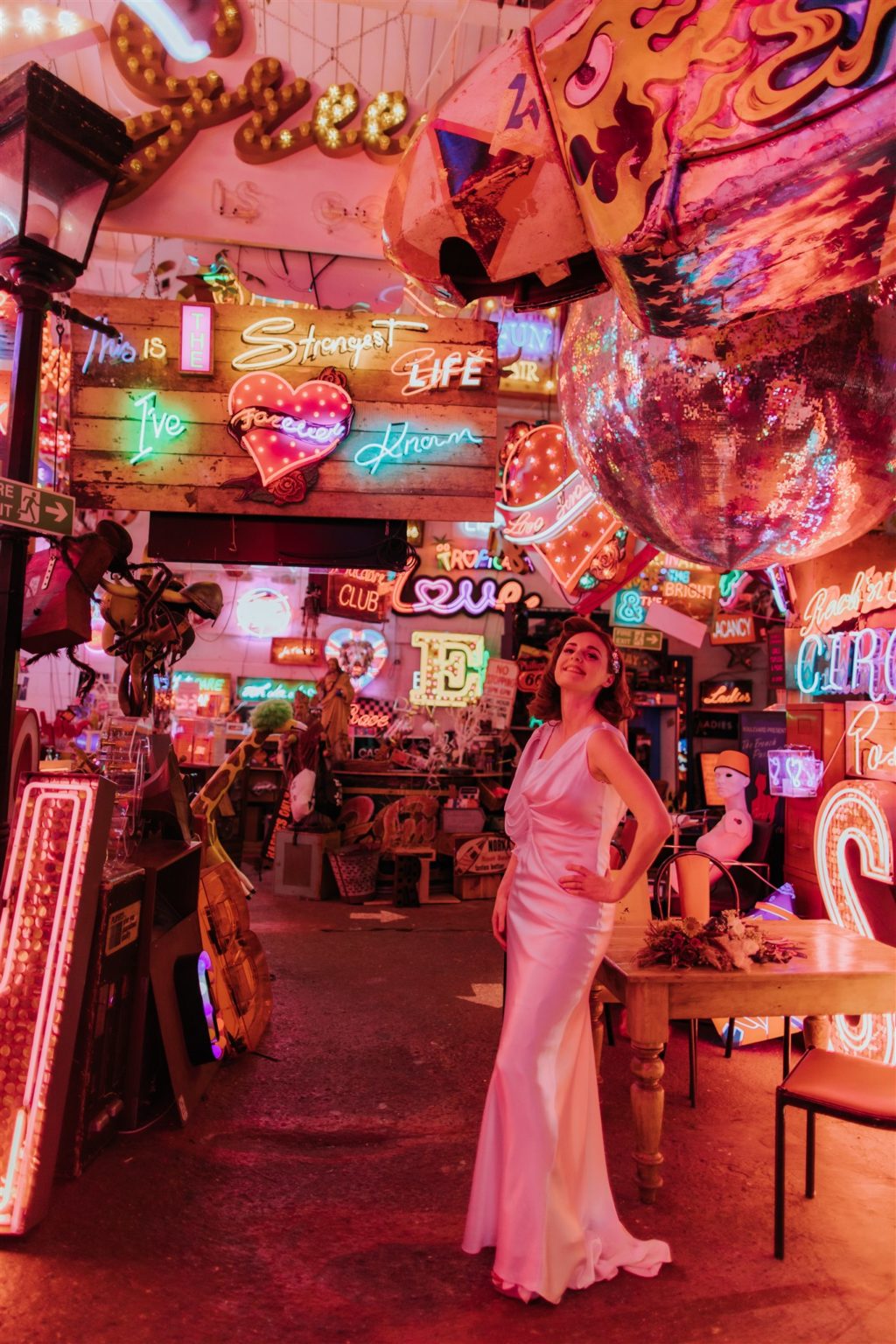 Retro 50s Wedding Inspiration At Gods Own Junkyard, London