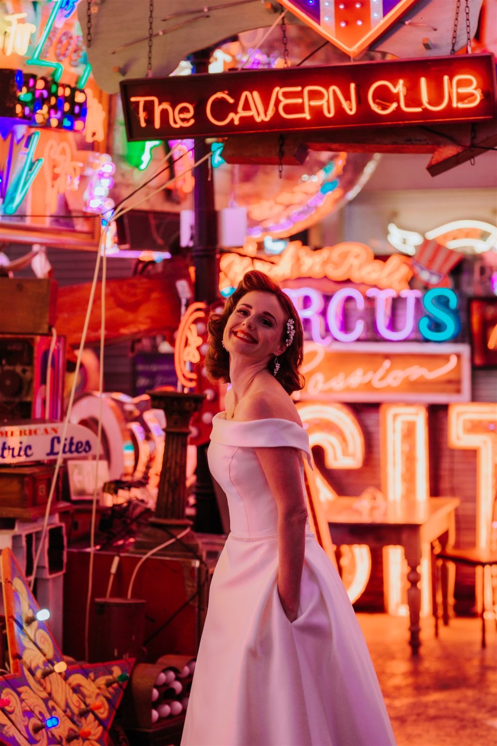 Retro 50s Wedding Inspiration At Gods Own Junkyard, London