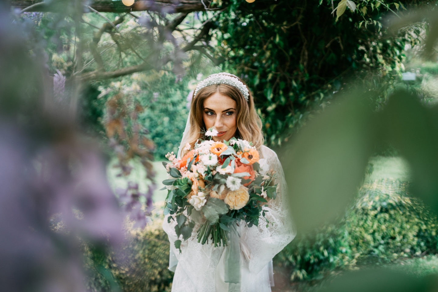 Floral Inspired Country Garden Wedding At The Gardens, Kent