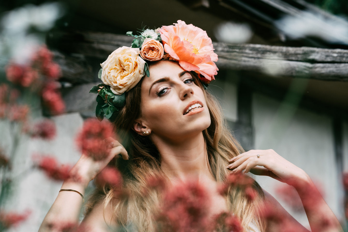 Floral Inspired Country Garden Wedding At The Gardens, Kent