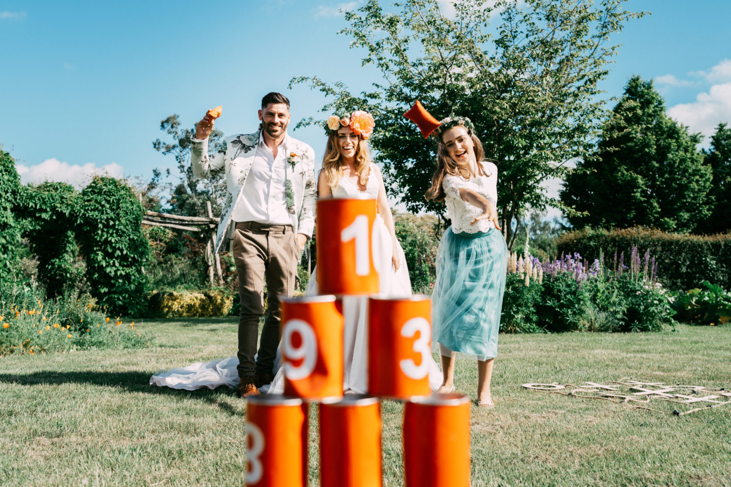 Floral Inspired Country Garden Wedding At The Gardens, Kent