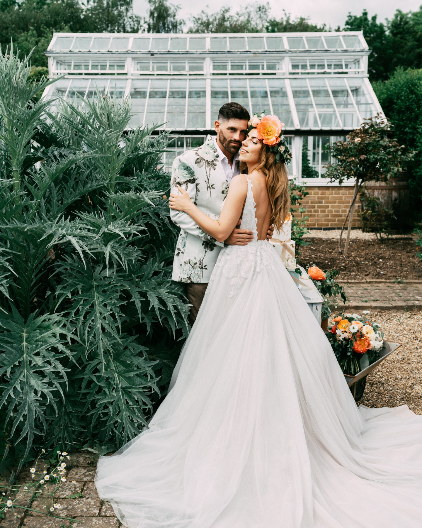 Floral Inspired Country Garden Wedding At The Gardens, Kent