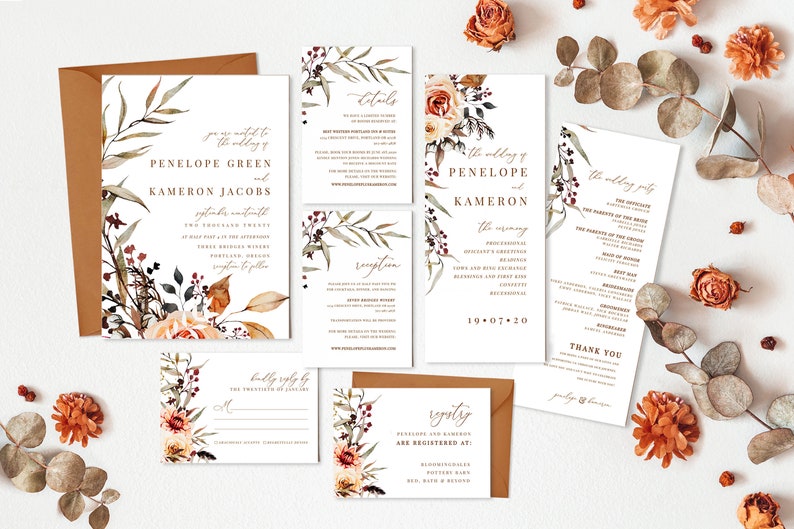 7 Autumn Wedding Styling For Your Creative Wedding