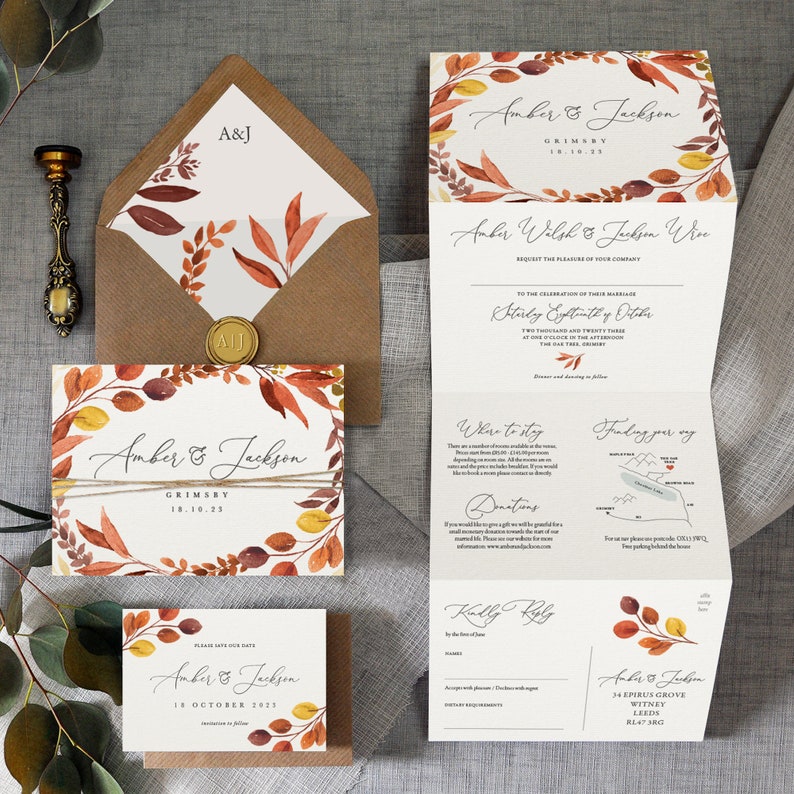 7 Autumn Wedding Styling For Your Creative Wedding