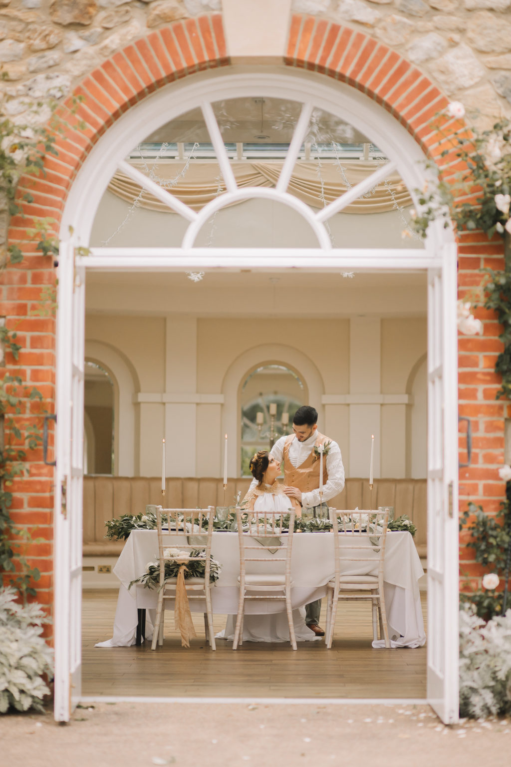 Romantic Grecian Wedding Inspiration At The Orangery Kent