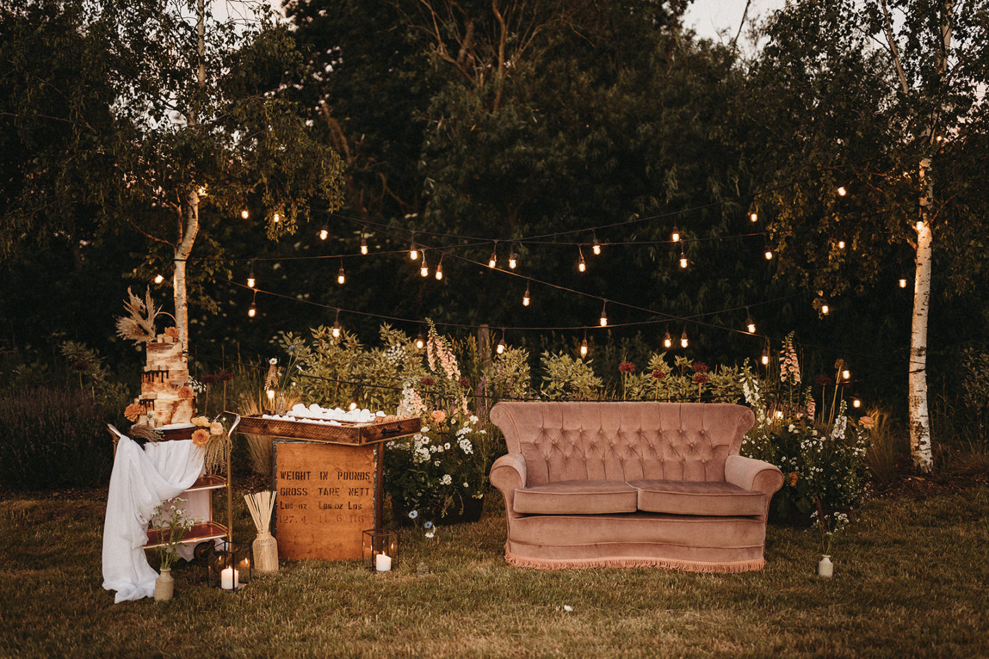 Sustainable Wedding By Twilight At The Jetty, Bedfordshire