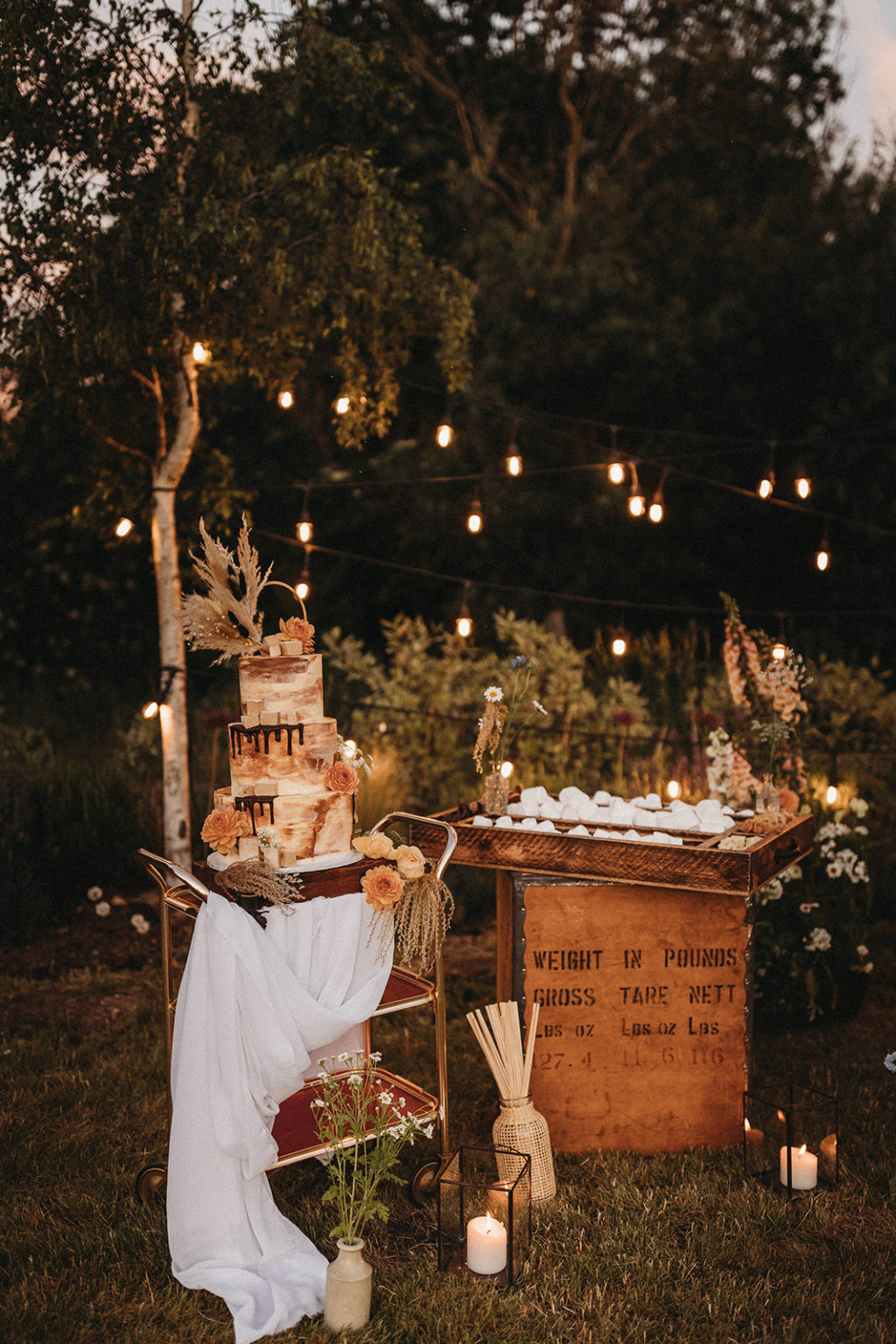 Sustainable Wedding By Twilight At The Jetty, Bedfordshire