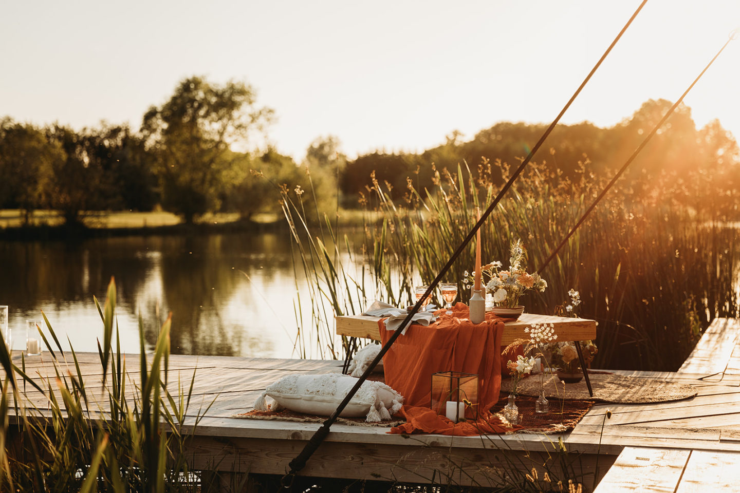 Sustainable Wedding By Twilight At The Jetty, Bedfordshire