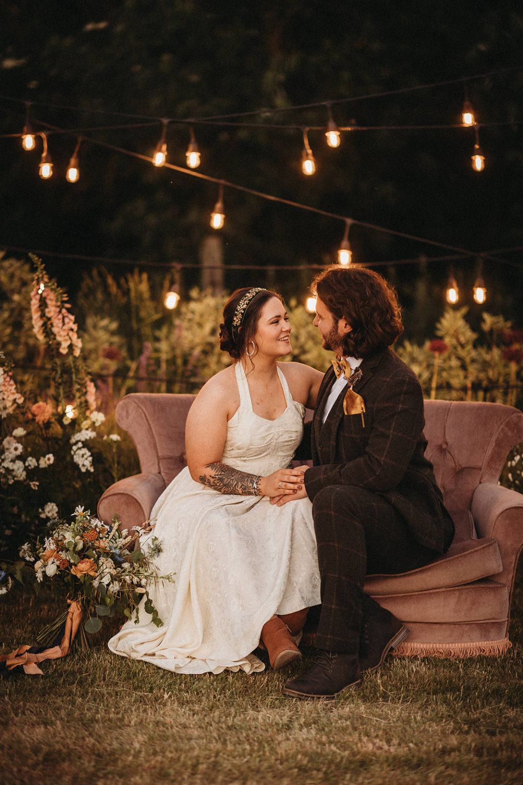 Sustainable Wedding By Twilight At The Jetty, Bedfordshire