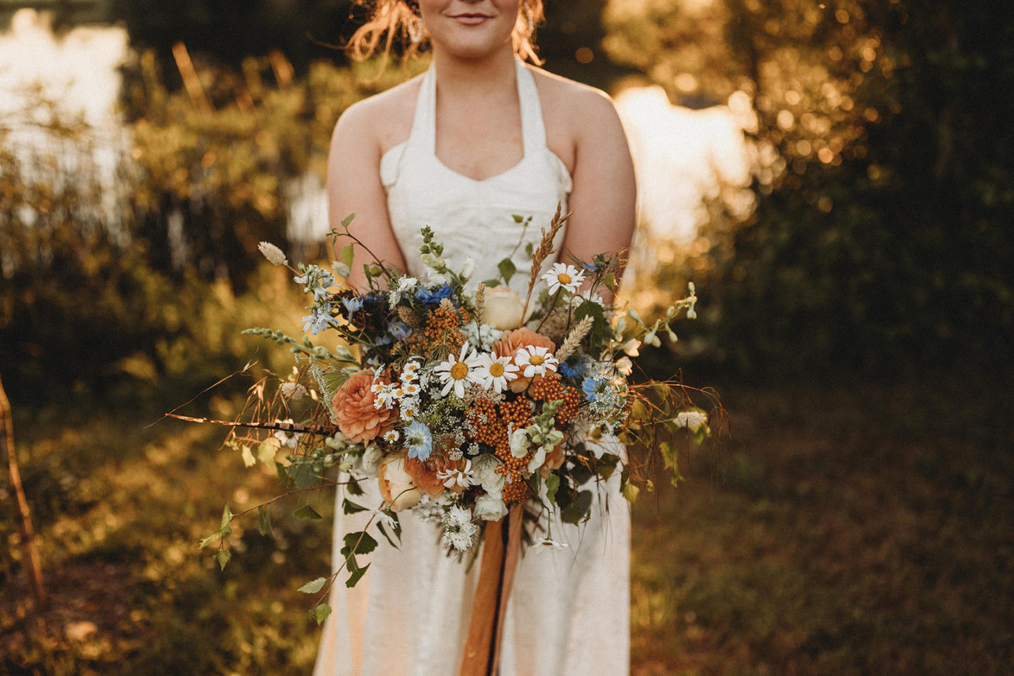 Sustainable Wedding By Twilight At The Jetty, Bedfordshire