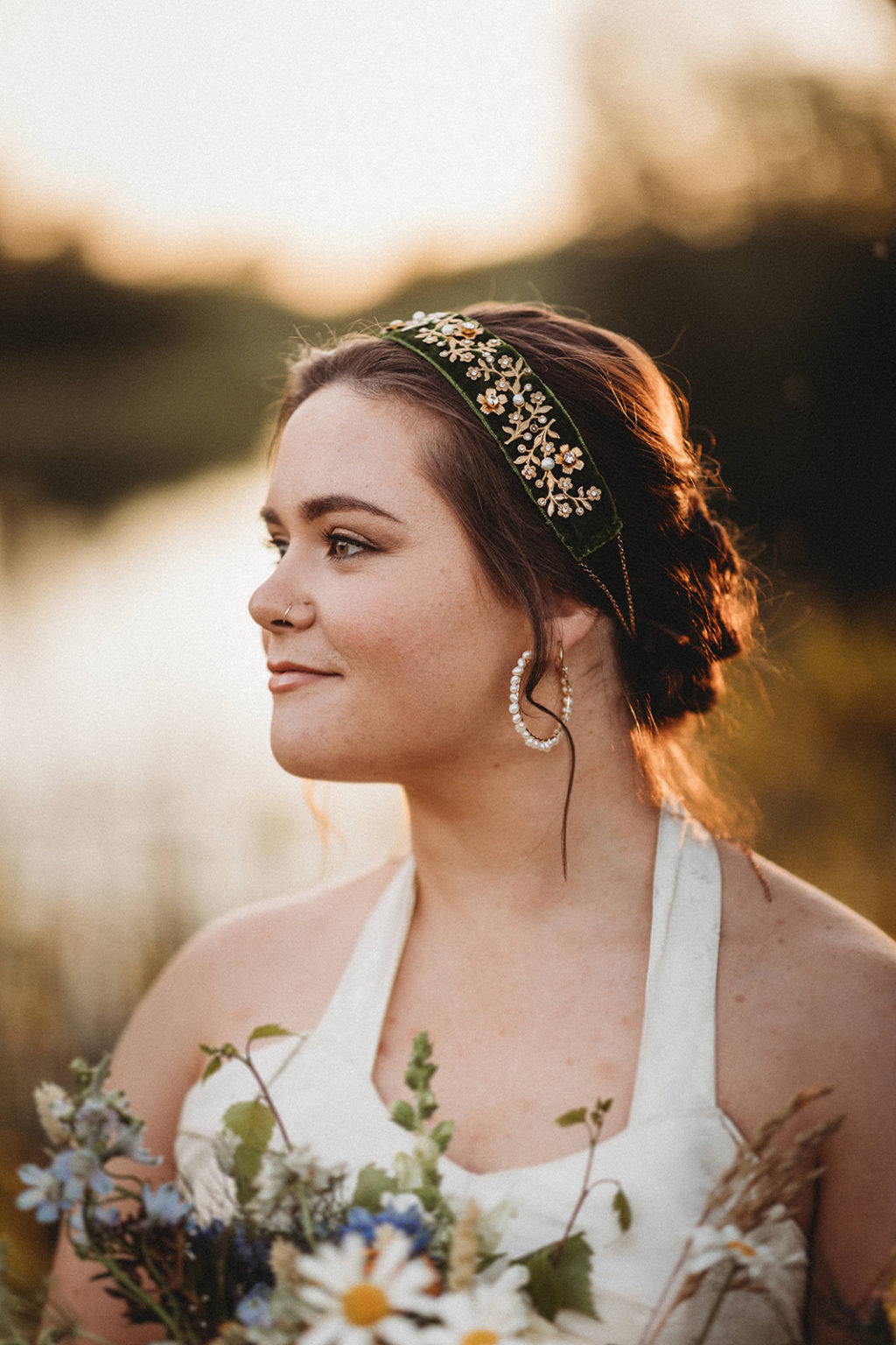 Sustainable Wedding By Twilight At The Jetty, Bedfordshire