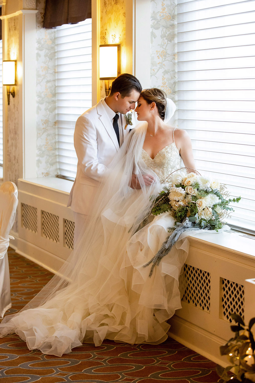 Romantic Winter Wedding With Opulent Styling at Hotel Alex Johnson, USA