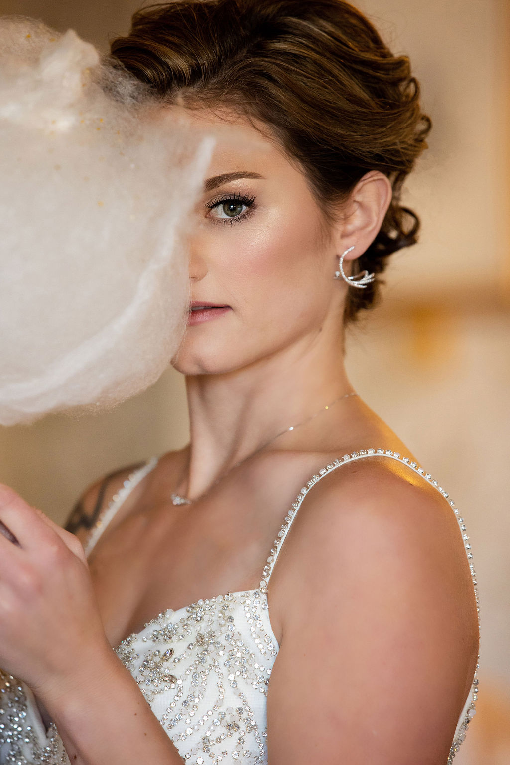 Romantic Winter Wedding With Opulent Styling at Hotel Alex Johnson, USA