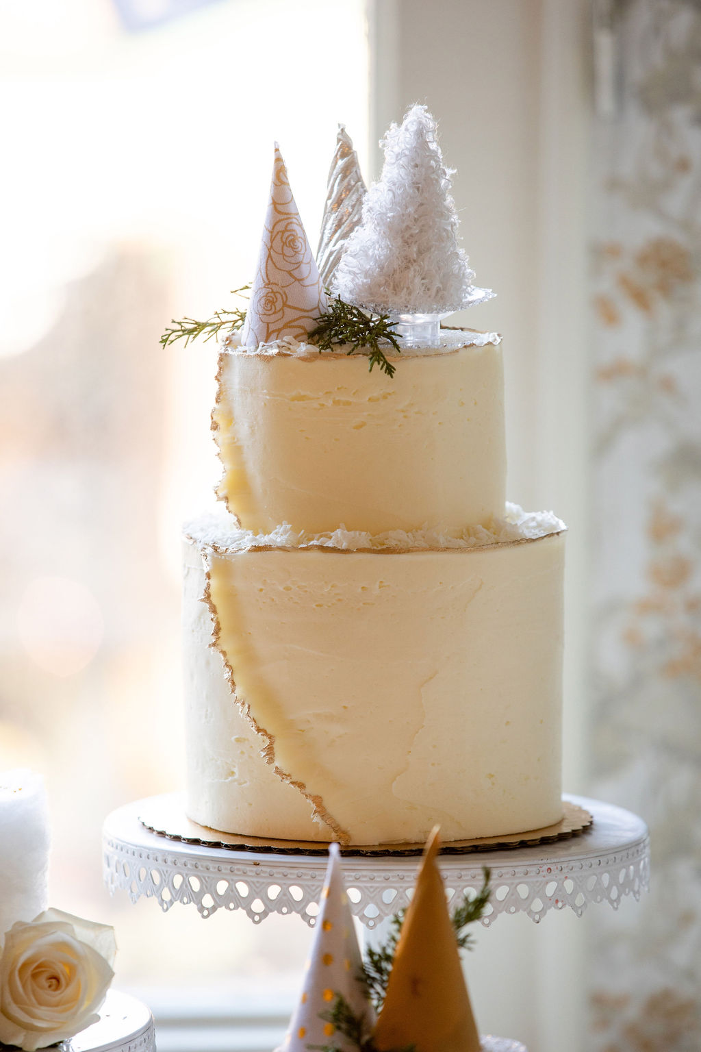 Romantic Winter Wedding With Opulent Styling at Hotel Alex Johnson, USA