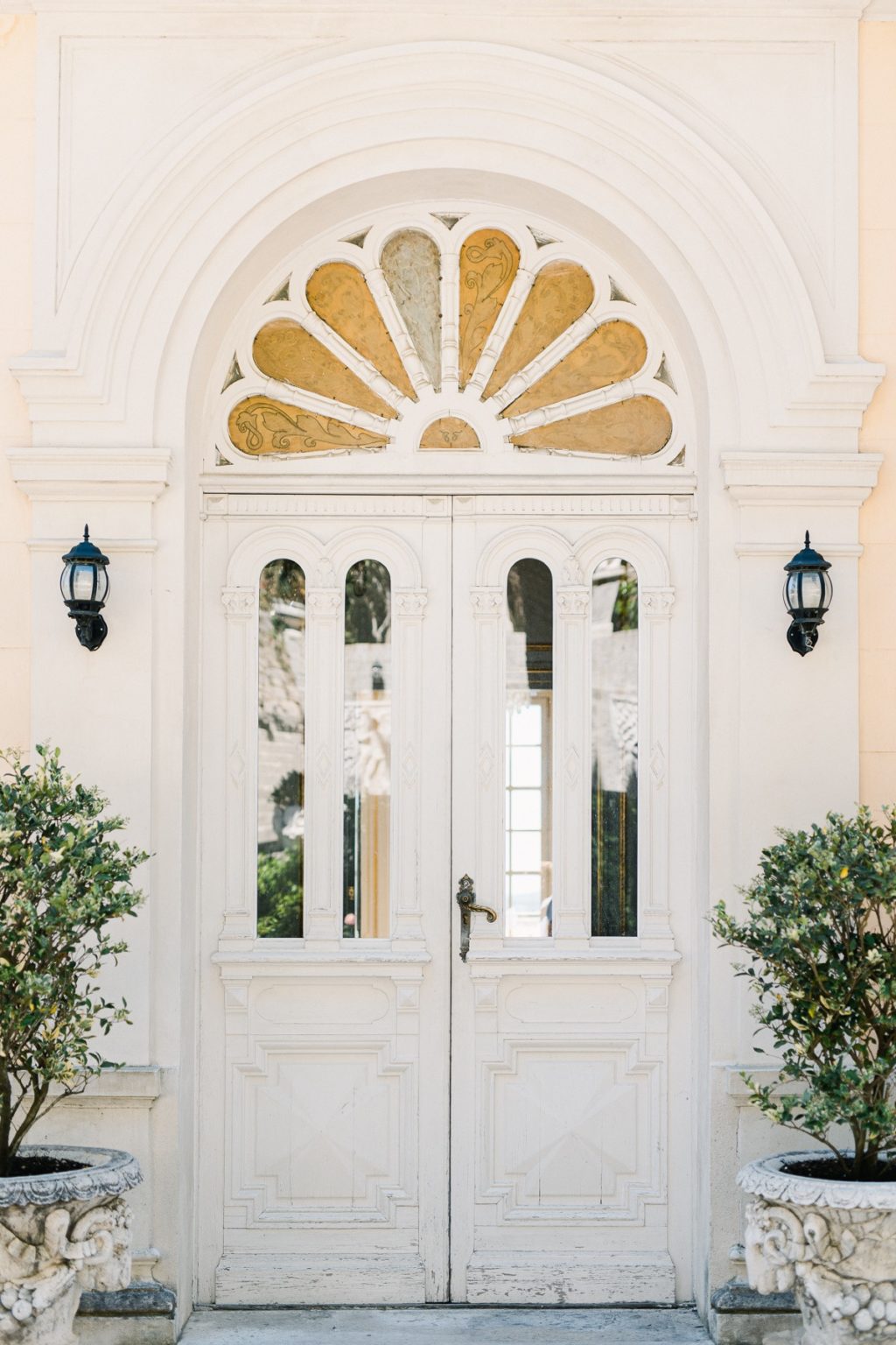 Chic Black and Gold Destination Wedding at Chateau Saint Georges, France