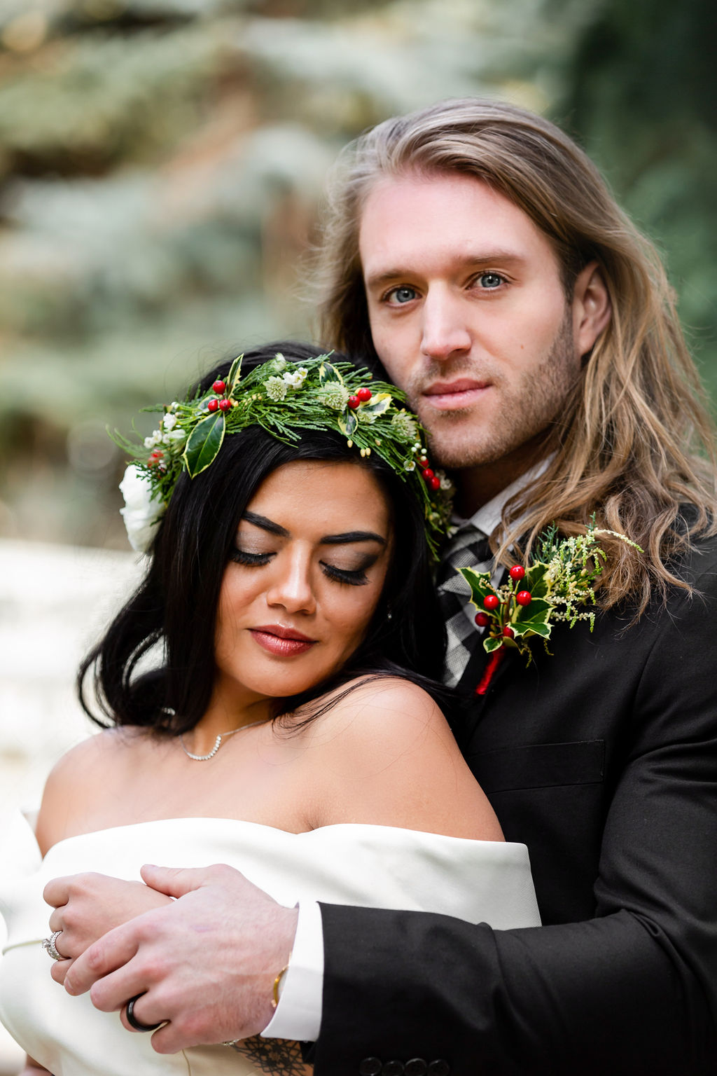 Wonderland Winter Wedding With A Sleigh at Black Hills Receptions, USA