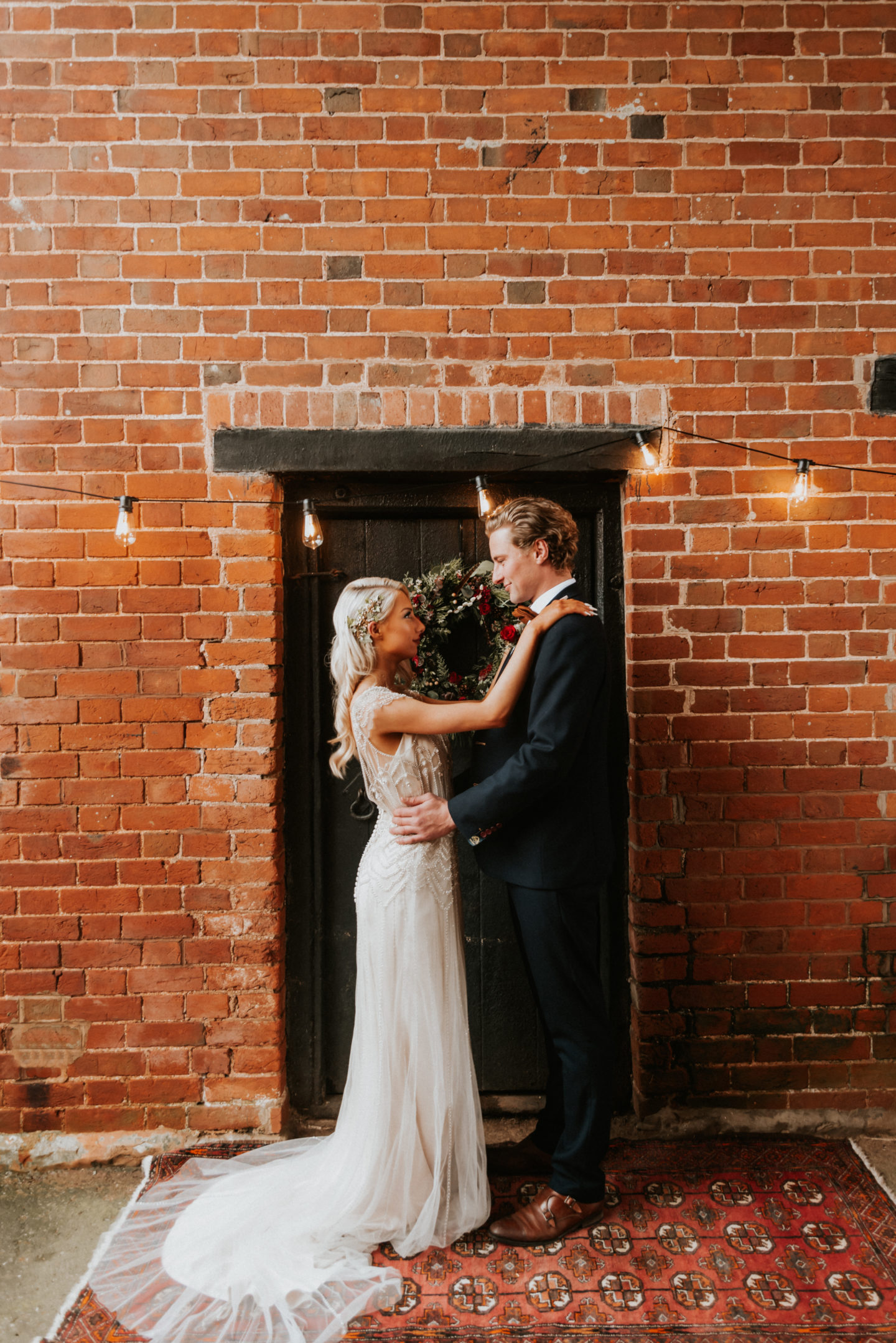 Elegant and Intimate Vintage Christmas Wedding At Gulliford Farm, Devon