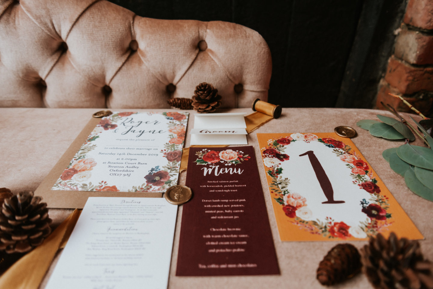 Elegant and Intimate Vintage Christmas Wedding At Gulliford Farm, Devon