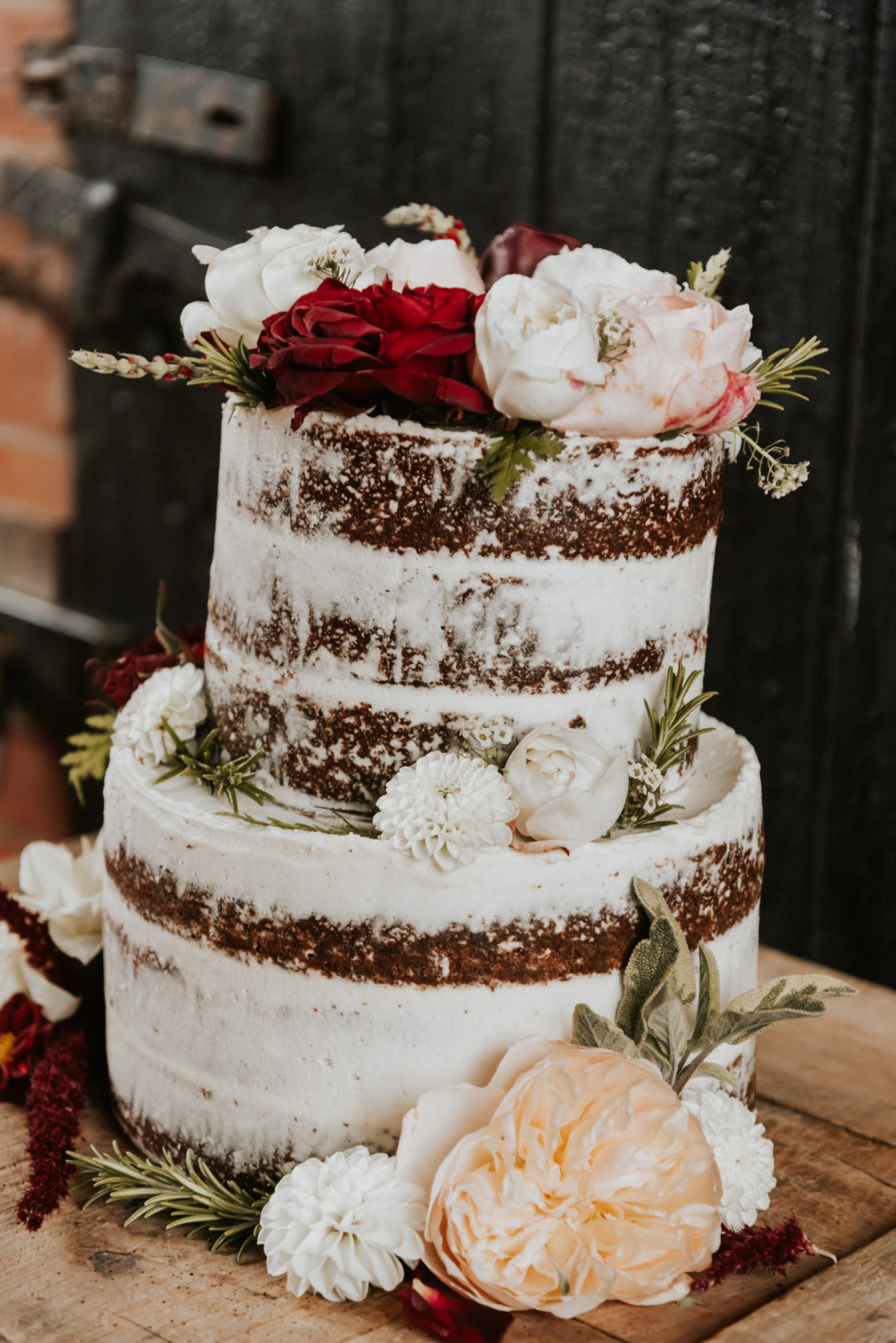 Elegant and Intimate Vintage Christmas Wedding At Gulliford Farm, Devon